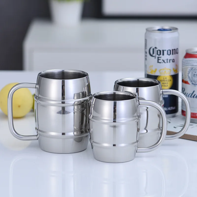Beer Mug Handled - حار 500/450 مللي مزدوج كوب بيرة
