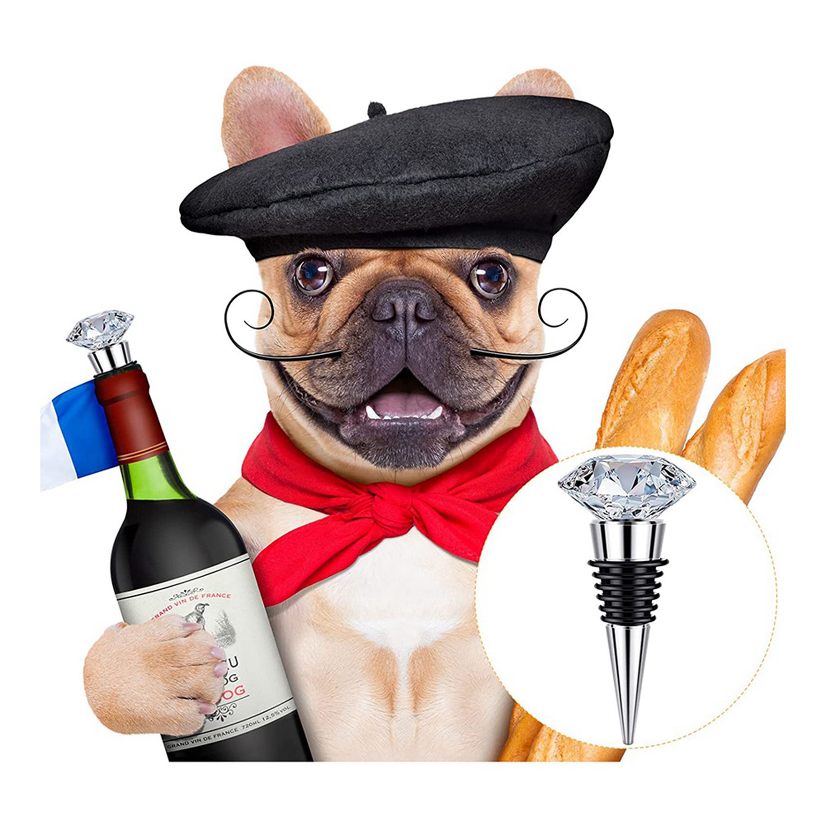 مجموعة سدادات زجاجات معدنية AB - مراجعة Bottle Stopper Set وسعره