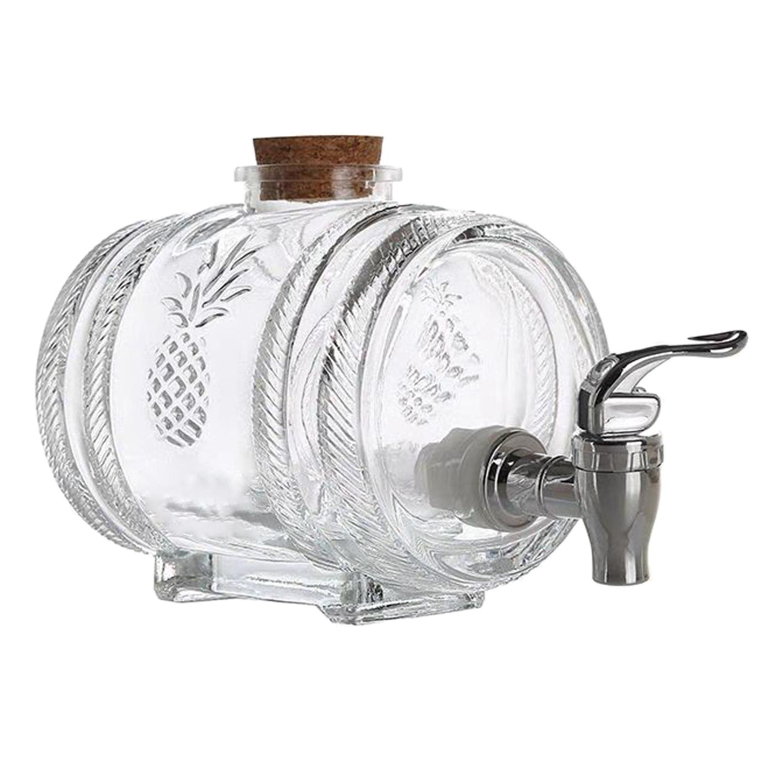 موزع زجاجي فاخر بغطاء من الفلي - مراجعة Wine Beer Spirit وسعره