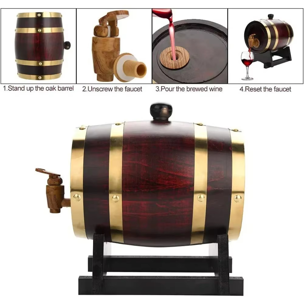 موزع ويسكي من خشب البلوط، برمي - مراجعة Wine Beer Spirit وسعره