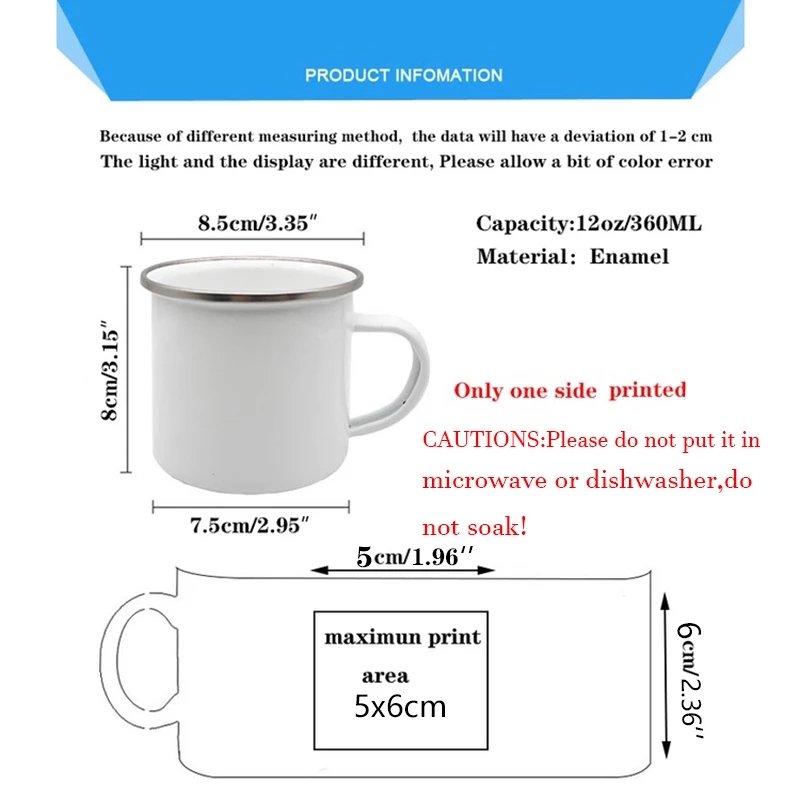 قافلة مطبوعة أكواب التخييم الت - مراجعة Beer Mug Handled وسعره