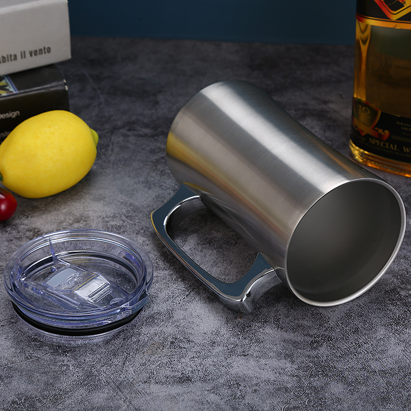 أكواب معزولة من الفولاذ المقاو - مراجعة Beer Mug Handled وسعره