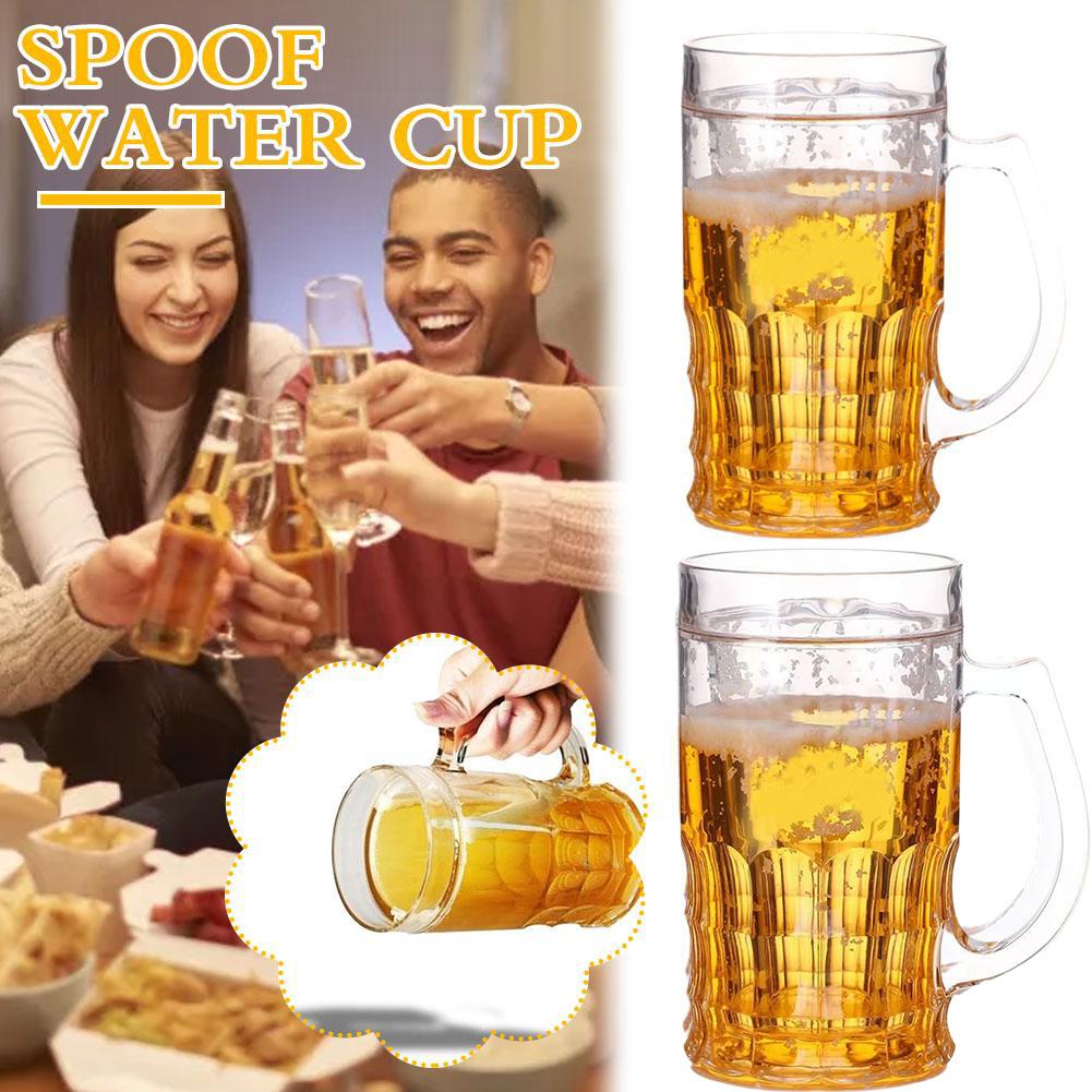 1/2 قطعة كوب بيرة مزدوج بمقبض، - مراجعة Beer Mug Handled وسعره