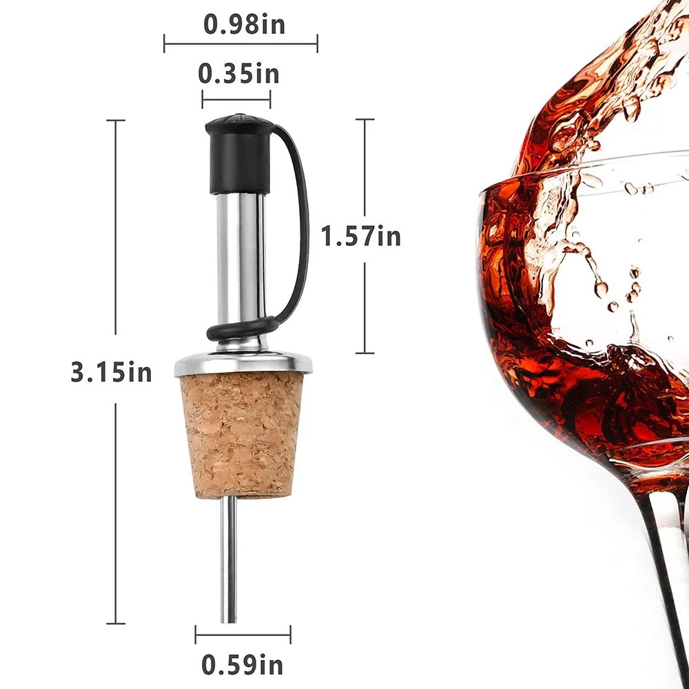 1 قطعة النبيذ الأحمر الفلين ال - مراجعة Wine Beer Spirit وسعره