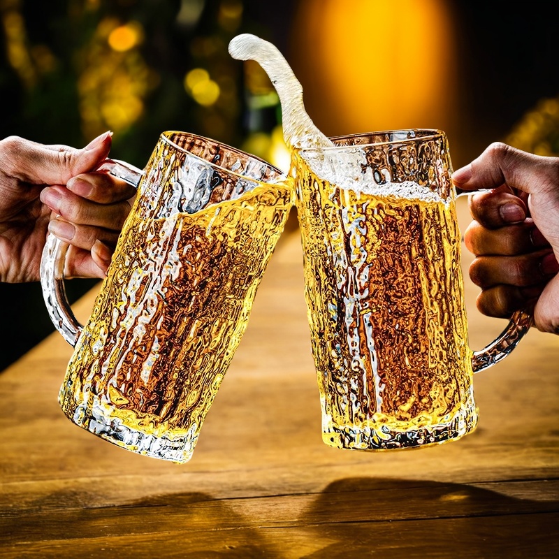 أكواب بيرة زجاجية سميكة كبيرة  - مراجعة Beer Mug Handled وسعره