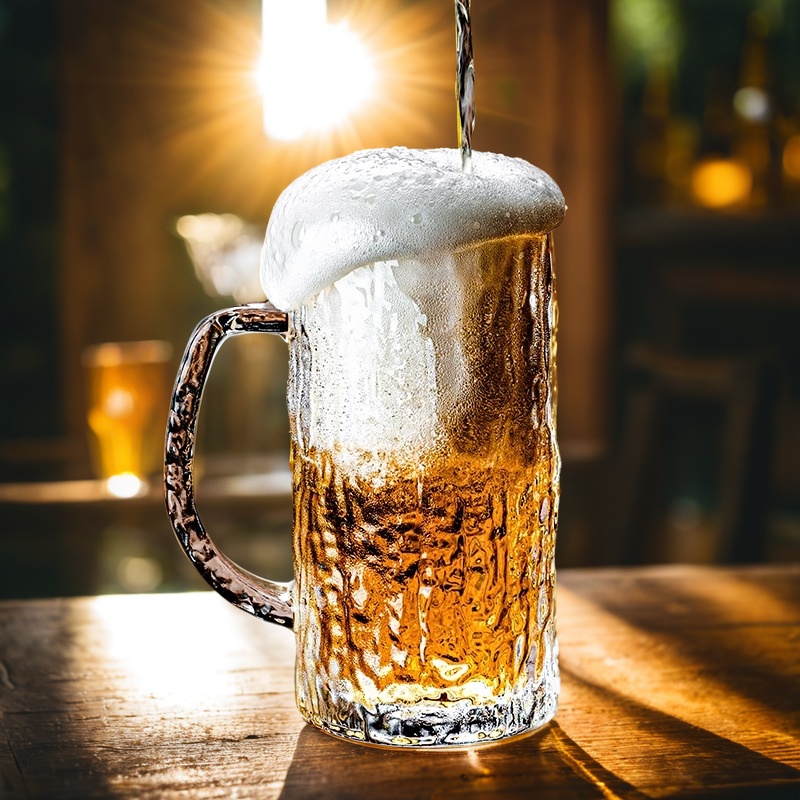 أكواب بيرة زجاجية سميكة كبيرة  - مراجعة Beer Mug Handled وسعره