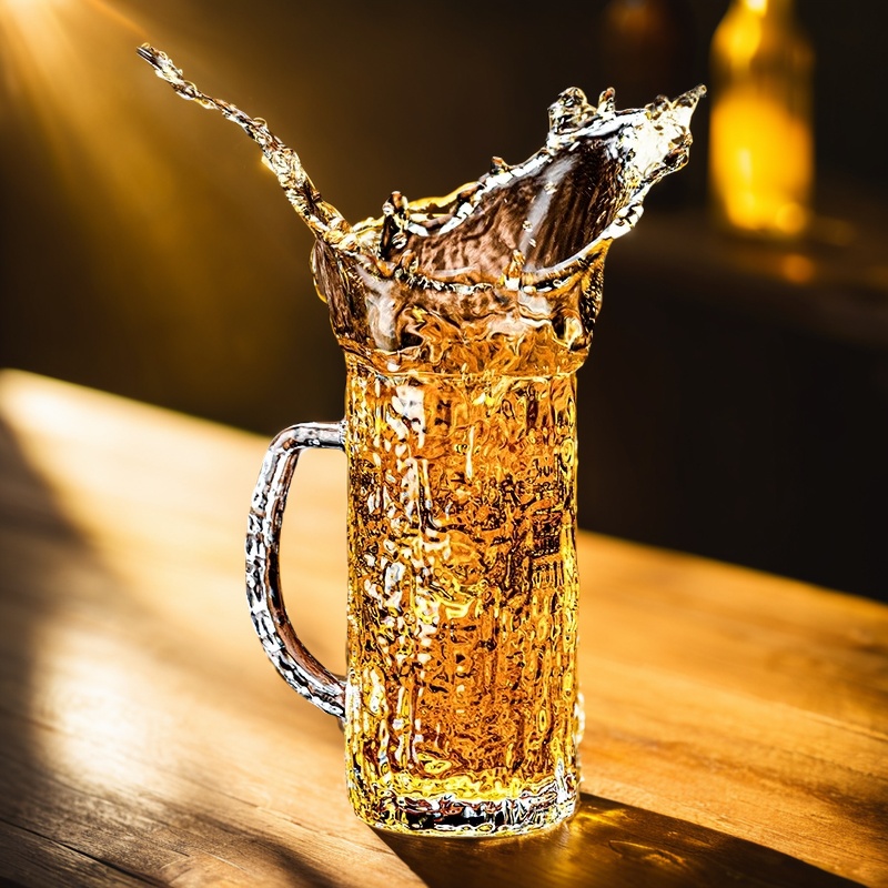 أكواب بيرة زجاجية سميكة كبيرة  - مراجعة Beer Mug Handled وسعره