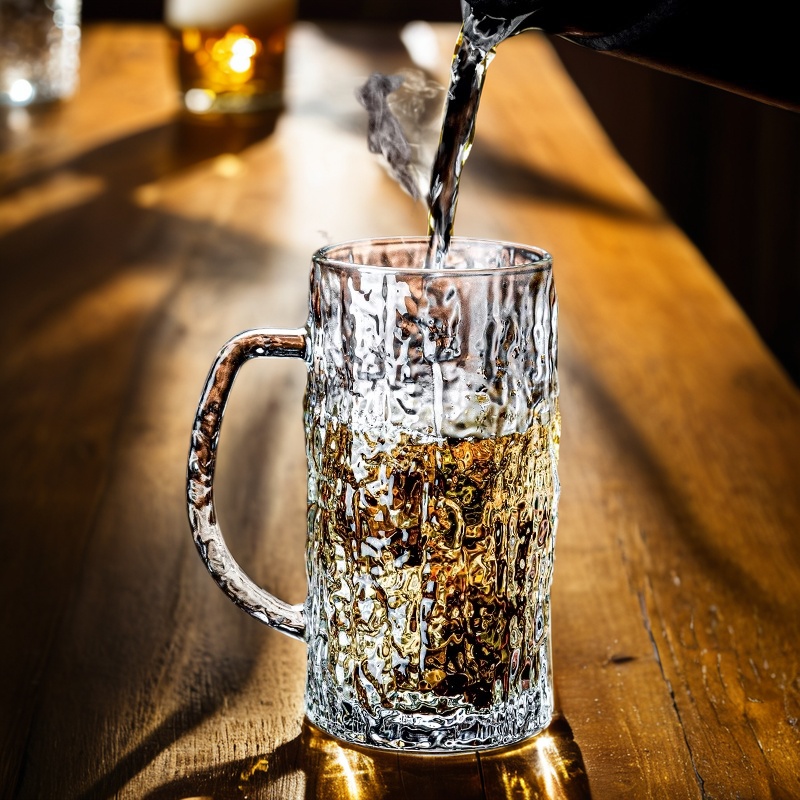 أكواب بيرة زجاجية سميكة كبيرة  - مراجعة Beer Mug Handled وسعره