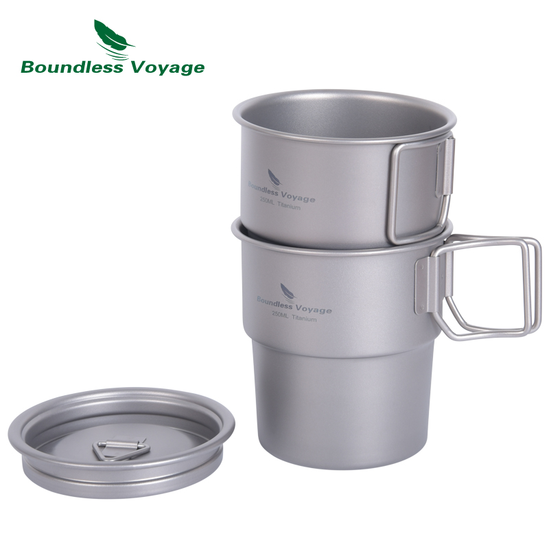 كوب تخييم من التيتانيوم من Bou - مراجعة Beer Mug Handled وسعره