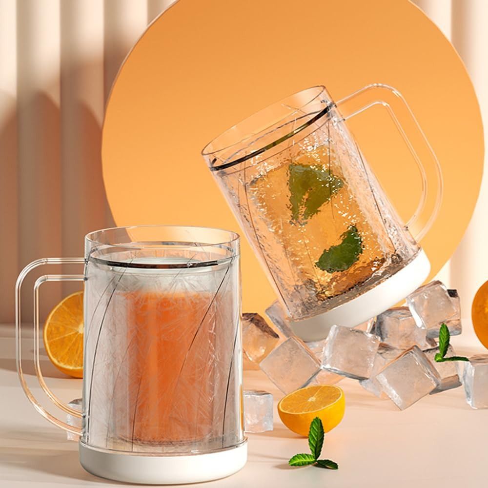 كوب بيرة منزلي مزدوج الطبقات ب - مراجعة Beer Mug Handled وسعره