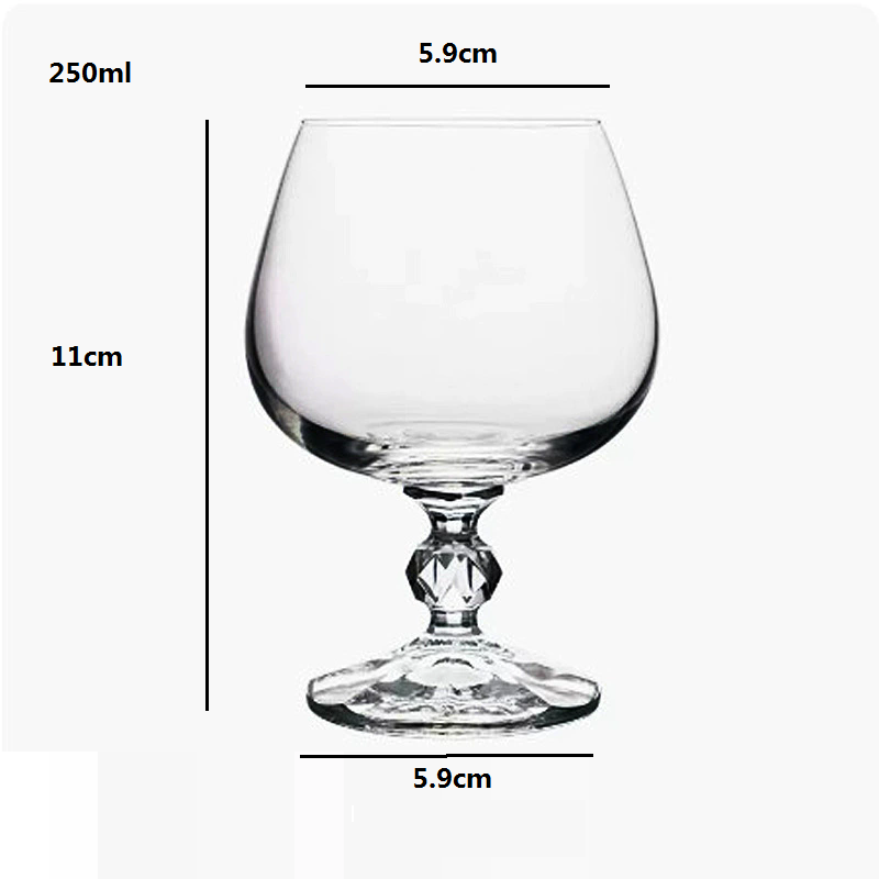 1-6 قطعة كوب ويسكي شفاف خالية  - مراجعة Wine Beer Spirit وسعره