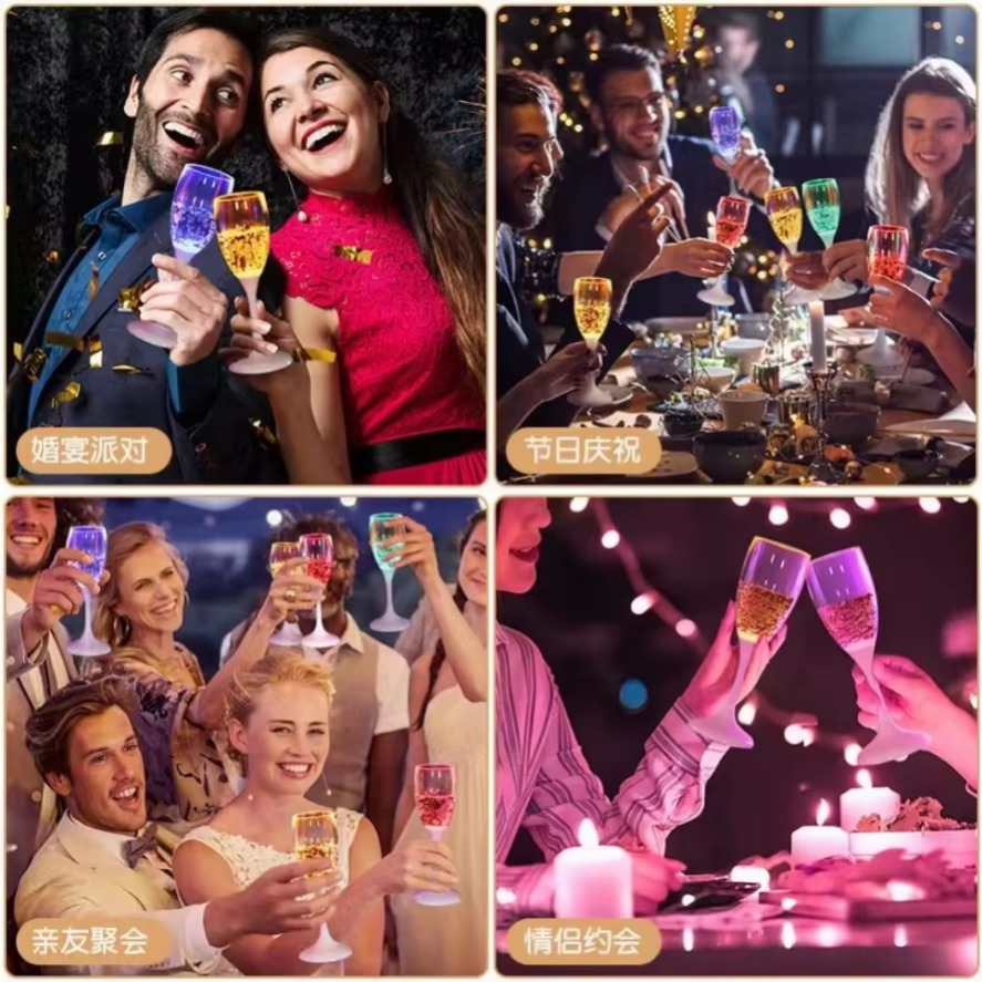 LED التلقائي وامض الكؤوس متعدد - مراجعة Beer Wine Up وسعره